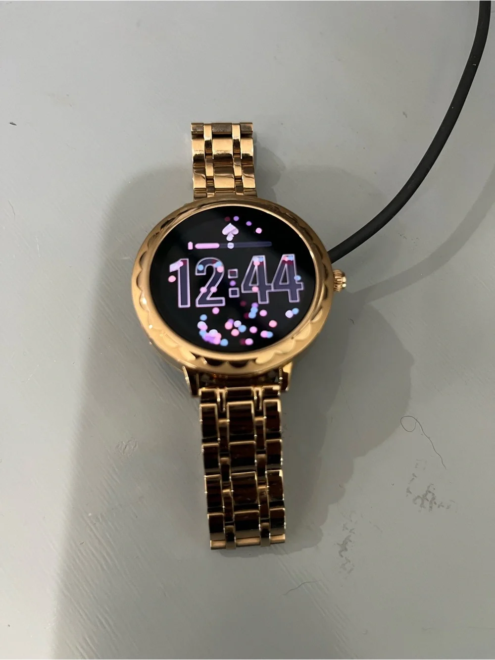 kate spade Gold-tone Smartwatch with Metal Link Bracelet